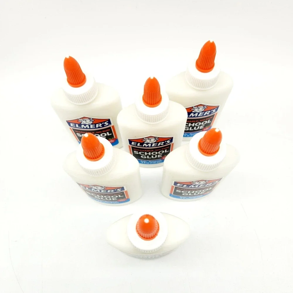 6-Pack Elmer's Washable School‎ Glue 4oz White Non-Toxic Kids Craft Supply